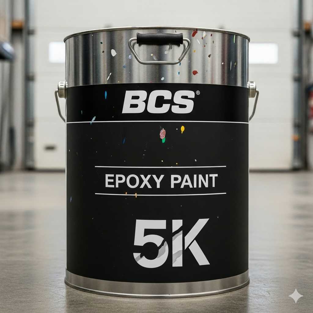 رنگ اپوکسی ویژه 5  لیتر سفید